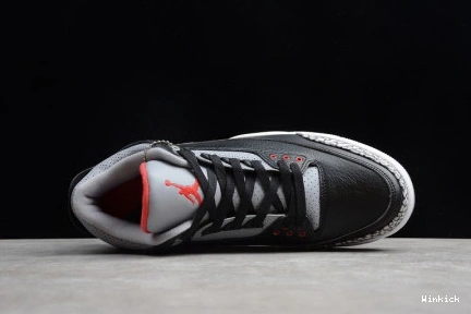  JORDAN “BLACK  2018 3 AIR  CEMENT” 854262-001 0731